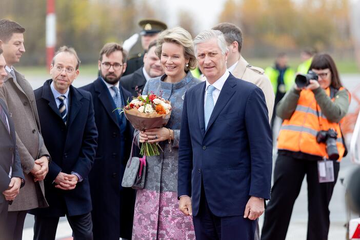 Į Lietuvą atvyko Belgijos karalius ir karalienė