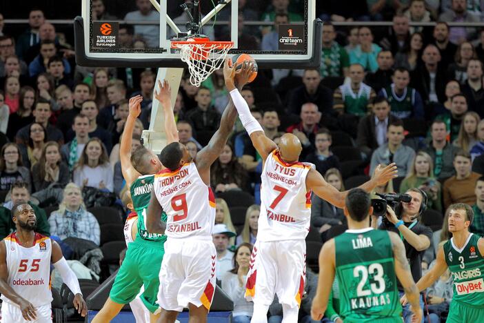 Eurolyga: „Žalgiris“ – „Galatasaray“ 87:75