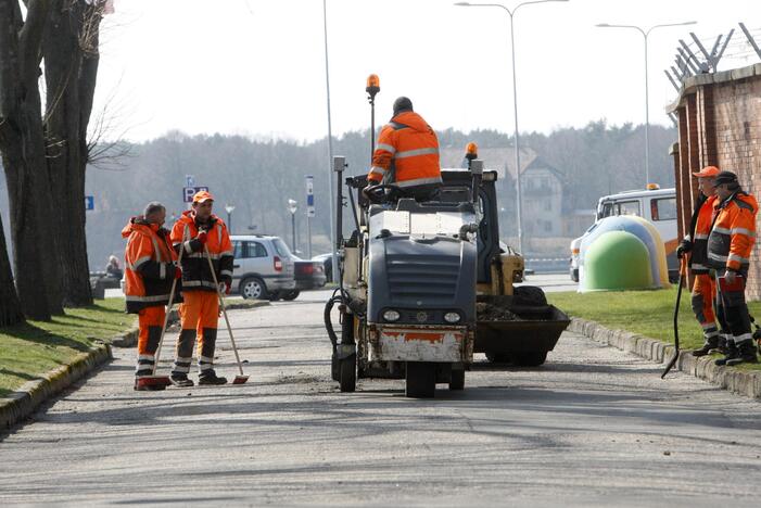 Uostamiestyje remontus atliks laiku