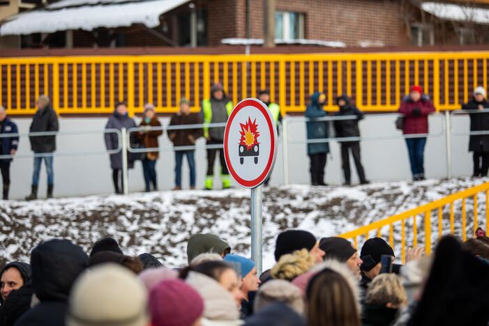 Lentvaryje atidarytas naujas tunelis po geležinkeliu