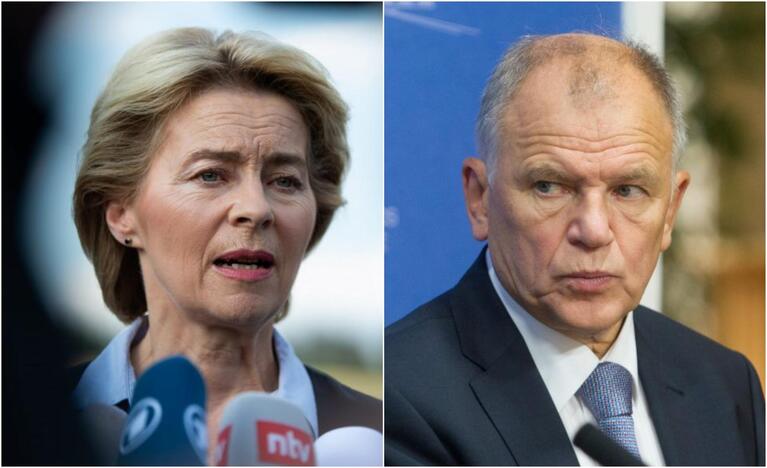 Ursula von der Leyen ir Vytenis Povilas Andriukaitis