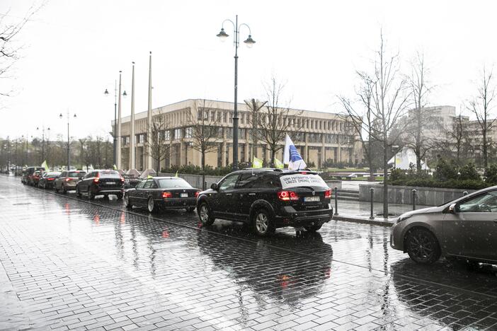 Sanatorijos „Belorus“ darbuotojų protestas Vilniuje