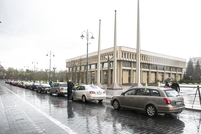 Sanatorijos „Belorus“ darbuotojų protestas Vilniuje