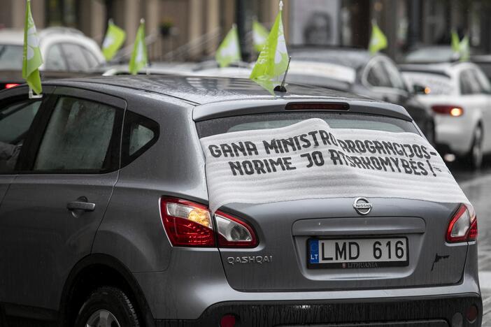 Sanatorijos „Belorus“ darbuotojų protestas Vilniuje