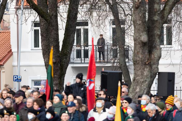 S. Daukanto aikštėje – Baltijos valstybių vėliavų pakėlimo ceremonija