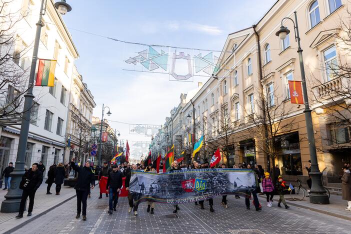 Tradicinės Kovo 11-osios eitynės „Už mūsų ir jūsų laisvę!“