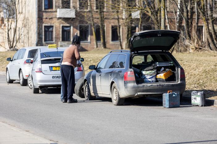 Policijos reidas Drujos gatvėje