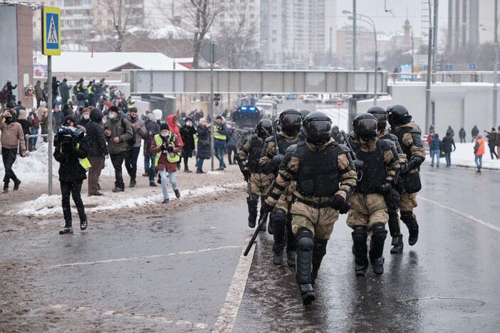 Masinės demonstracijos Rusijoje