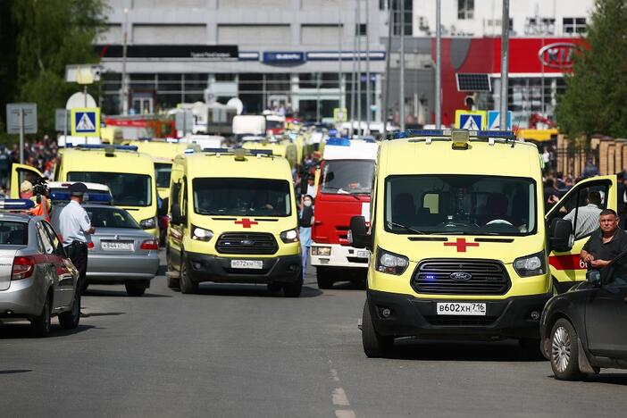 Išpuolio Kazanės mokykloje aukų padaugėjo iki devynių