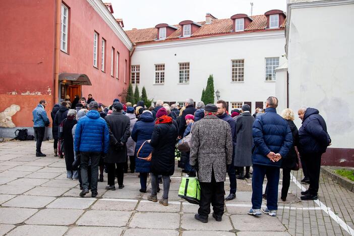 Atsisveikinimas su E. Nekrošiumi „Meno Forto“ salėje