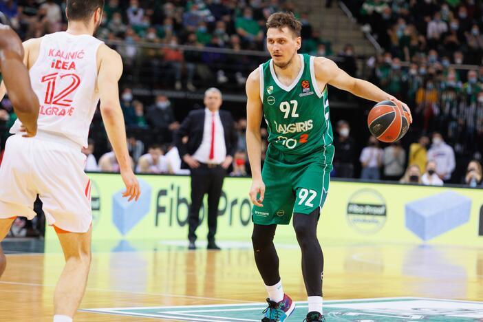 Paskutinis P. Jankūno mačas Eurolygoje: „Žalgiris“ – „Crvena zvezda“ (103:98)