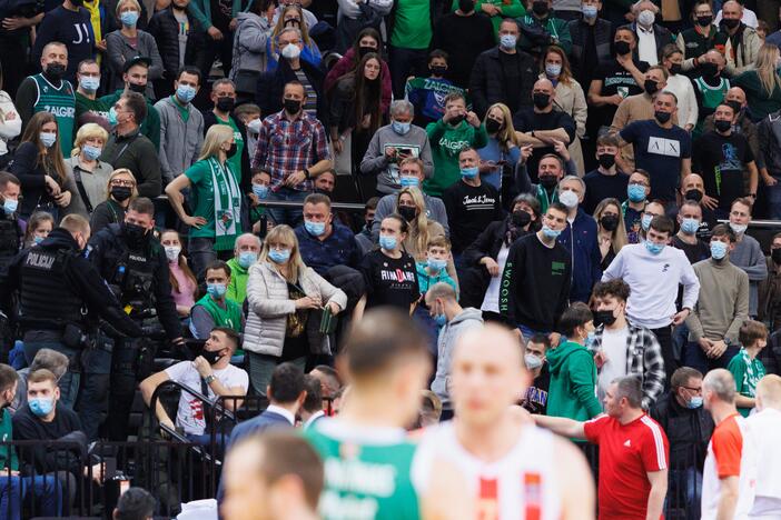 Paskutinis P. Jankūno mačas Eurolygoje: „Žalgiris“ – „Crvena zvezda“ (103:98)