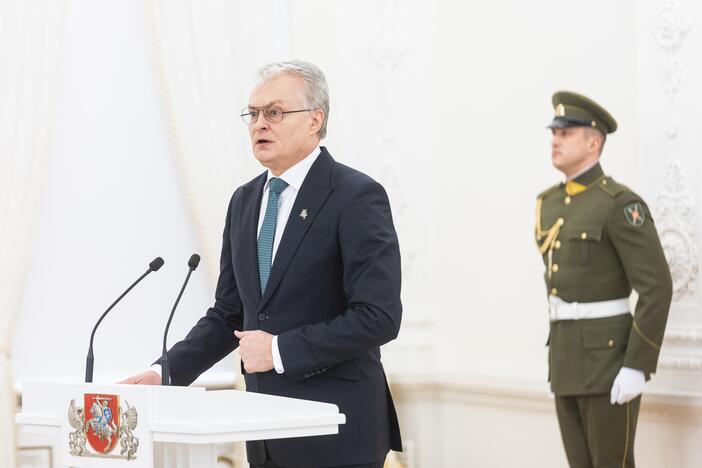 Valstybės apdovanojimų įteikimo ceremonija