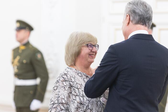 Valstybės apdovanojimų įteikimo ceremonija