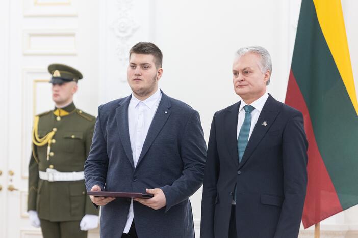 Valstybės apdovanojimų įteikimo ceremonija