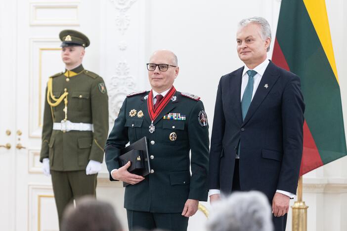 Valstybės apdovanojimų įteikimo ceremonija