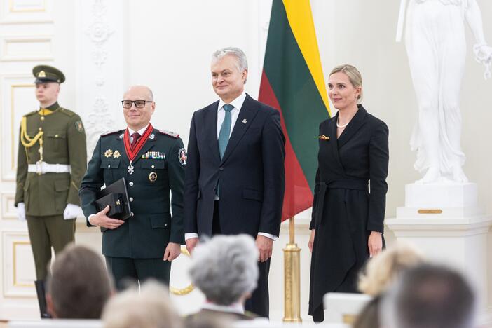 Valstybės apdovanojimų įteikimo ceremonija