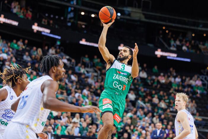 LKL: Kauno „Žalgiris“ – Pasvalio „Pieno žvaigždės“ (78:68)