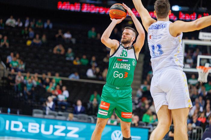 LKL: Kauno „Žalgiris“ – Pasvalio „Pieno žvaigždės“ (78:68)