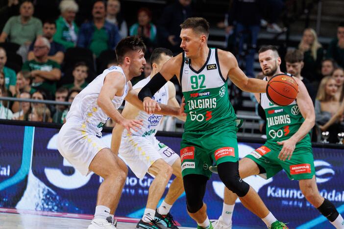 LKL: Kauno „Žalgiris“ – Pasvalio „Pieno žvaigždės“ (78:68)