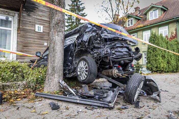 Girto vairuotojo sukelta avarija Žvėryne