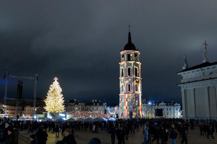 Vilnius sutiko 2024-uosius 