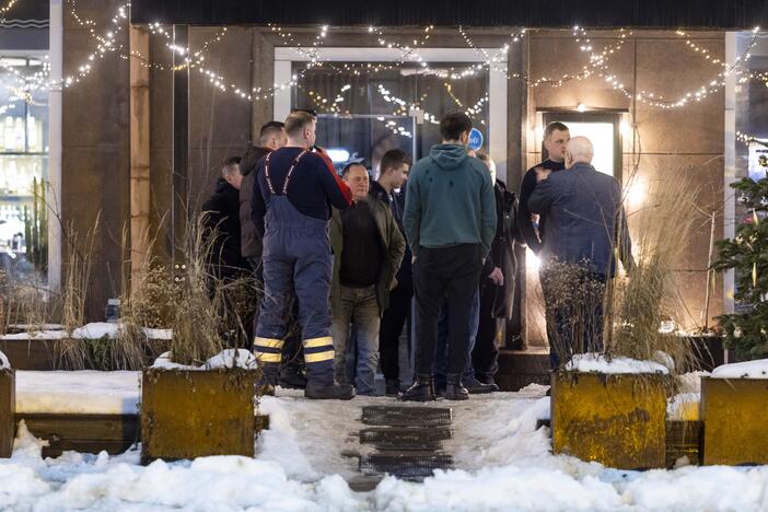 Ūkininkų protesto išvakarės: Gedimino pr. išrikiuota žemės ūkio technika