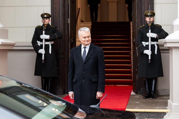 G. Nausėda Vilniuje susitiko su Lenkijos prezidentu A. Duda