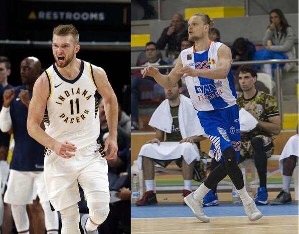 Domantas Sabonis (kairėje) ir Tautvydas Sabonis (dešinėje)