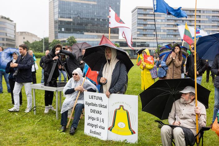 Šeimų sąjūdžio protestas prie Seimo