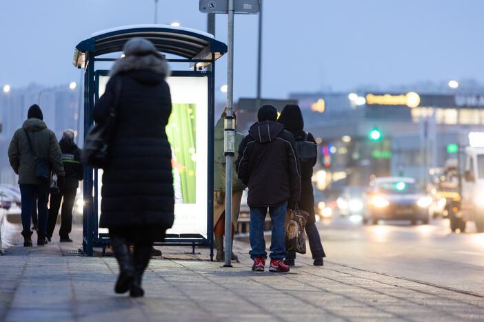 Vilniuje – viešojo transporto vairuotojų streikas