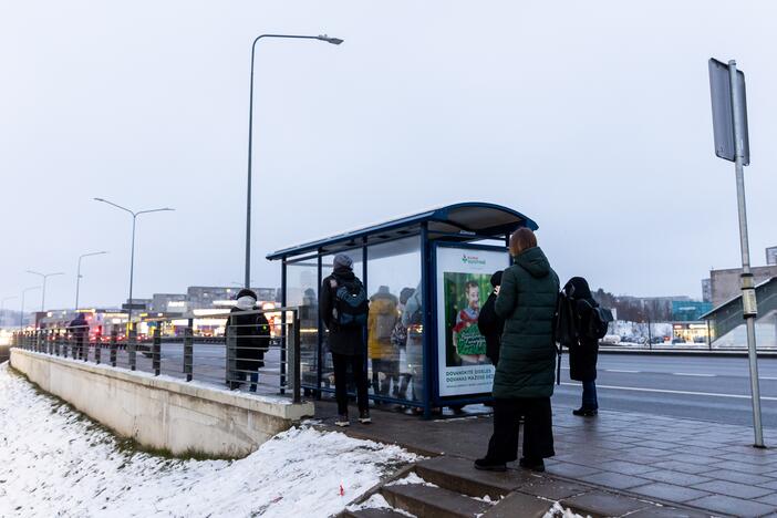 Vilniuje – viešojo transporto vairuotojų streikas