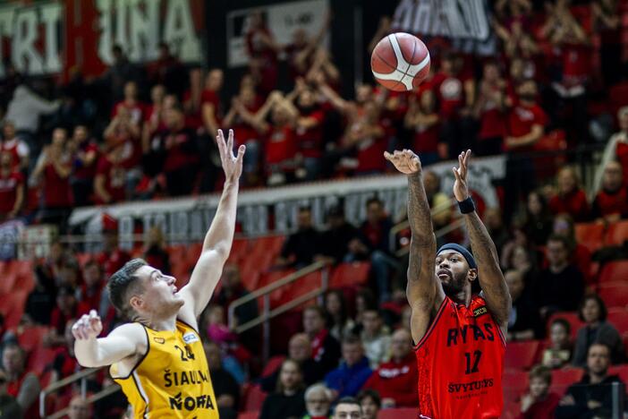 LKL čempionato rungtynės: Vilniaus „Rytas“ – Šiaulių „Šiauliai“ (107:101)