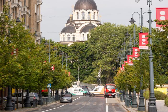 Pranešta apie galimą sprogmenį prie Laisvės partijos būstinės