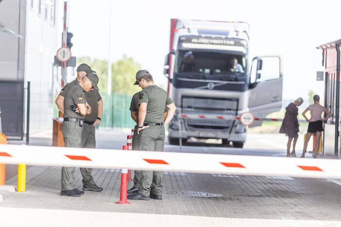 Ministrė lankėsi Tverečiaus kontrolės punkte