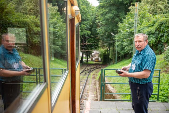 Vandalai apgadino Žaliakalnio funikulierių