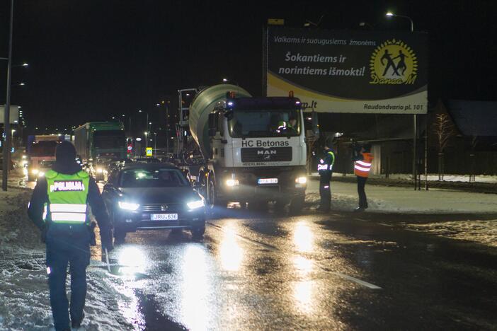 Policijos reidas Europos prospekte