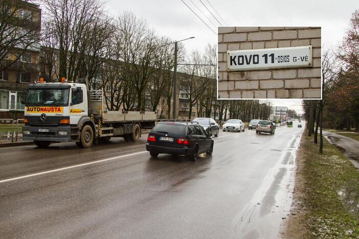 Judri: Kovo 11-osios gatvė Kaune driekiasi apie 3 km.