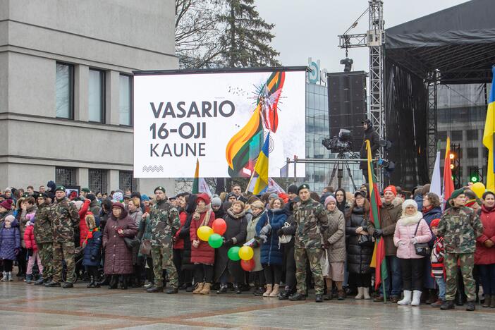 Vasario 16-osios minėjimas Kaune