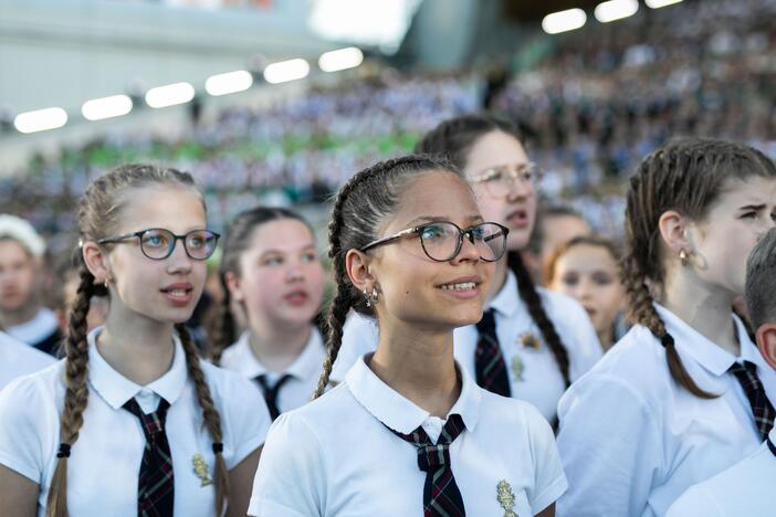 Vingio parke – šimtmečio Dainų šventės finalas 