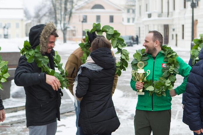 Poledinės žūklės čempionų sutikimas Kaune