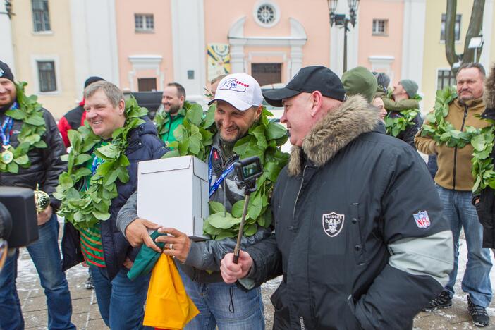 Poledinės žūklės čempionų sutikimas Kaune