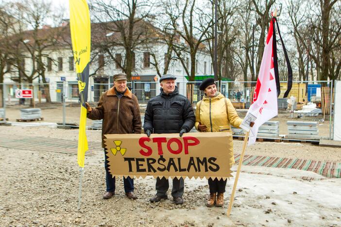 Šančių protestas dėl automobilių plovyklos