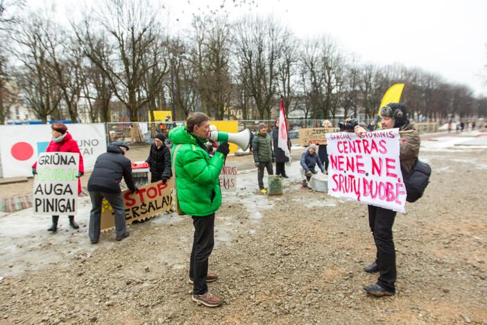 Šančių protestas dėl automobilių plovyklos