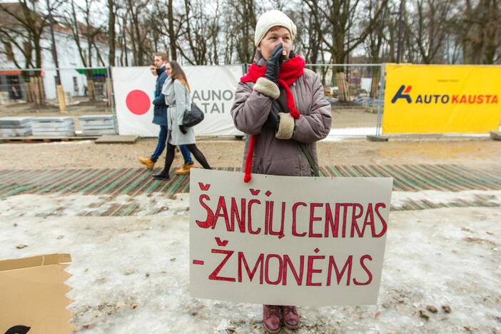 Šančių protestas dėl automobilių plovyklos