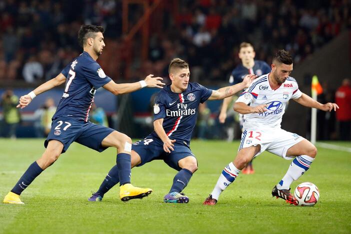 "Paris St Germain" klubas Prancūzijos futbolo pirmenybėse barsto taškus