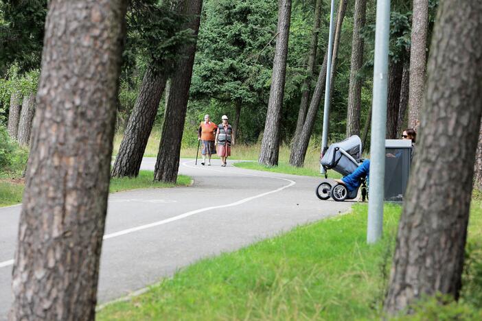 Pasiūlymai: galimybe vykdyti Poilsio parko atnaujinimo darbus susidomėjo tik dvi įmonės.