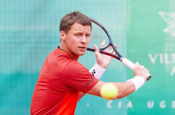 R. Berankis pergalingai startavo pagrindiniame „Challenger“ teniso turnyre Maljorkoje