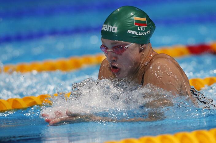 R. Meilutytė plauks jaunimo olimpinių žaidynių finale, P. Grigaliūnui nepasisekė