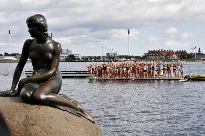 Danijos sostinės simboliu tapusiai Undinėlės statulai sukako 100 metų